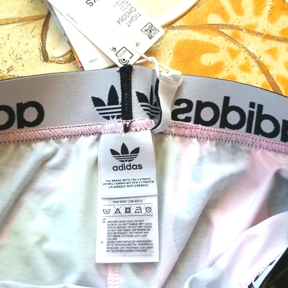 ADIDAS x Farm Rio 2018 Pink Green PALM BODYSUIT Small Logo Leggings SET NWT - Picture 7 of 16